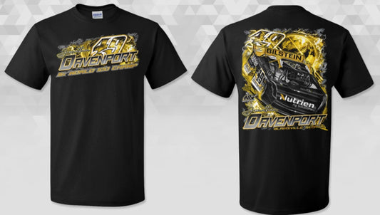 T2529B - Black "24 Carat Gold" Short Sleeve Tee