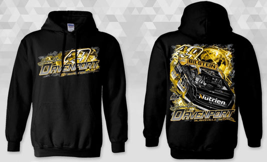 HS2511B - Black "24 Carat Gold" Hooded Sweatshirt