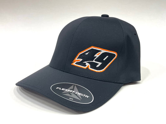 H2543B - Black 49 Flexfit Fitted Hat