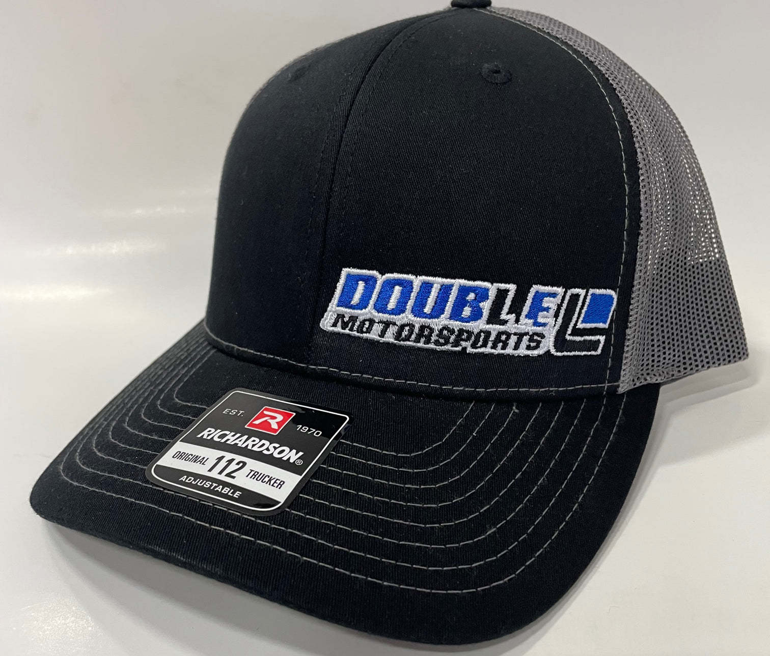 H2506BCG - Black / Charcoal Gray Mesh Double L Motorsports