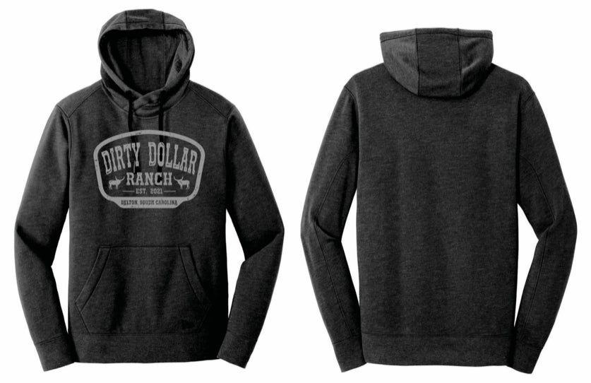 HS2514BH - Black Heather "DDR Est. 2021" New Era Hooded Sweatshirt