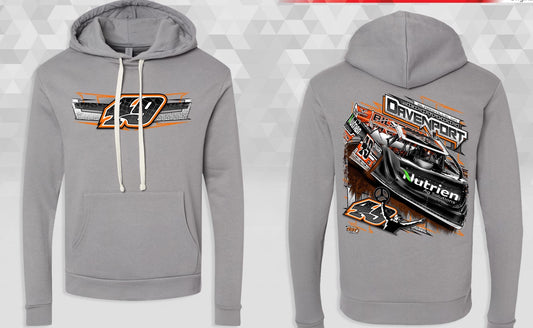 HS2518LG - Light Gray "Davenport Dome" Hooded Sweatshirt