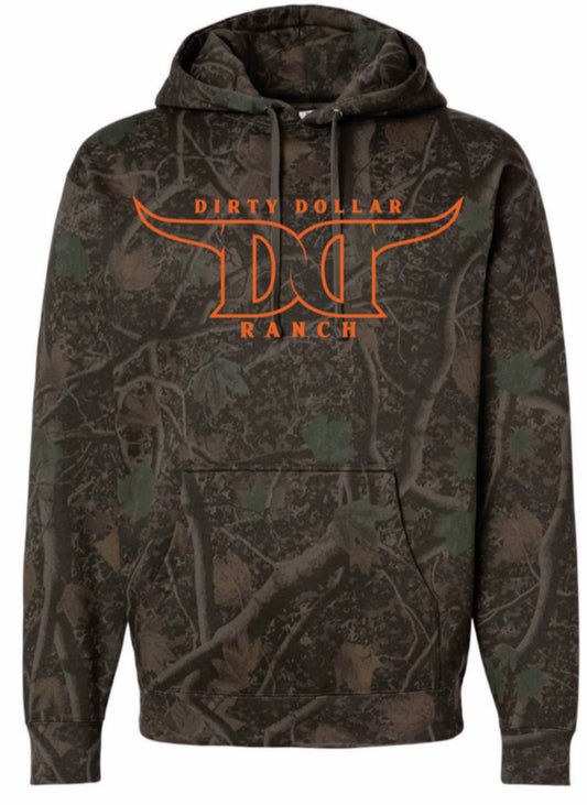 HS2609DTC - Darkwood Tree Camo "Dirty Dollar Ranch" Hooded Sweatshirt