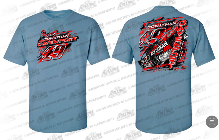 T2615SBL - Slate Blue "Time to Shine" 50/50 Blend Short Sleeve Tee