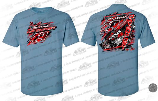 T2615SBL - Slate Blue "Time to Shine" 50/50 Blend Short Sleeve Tee