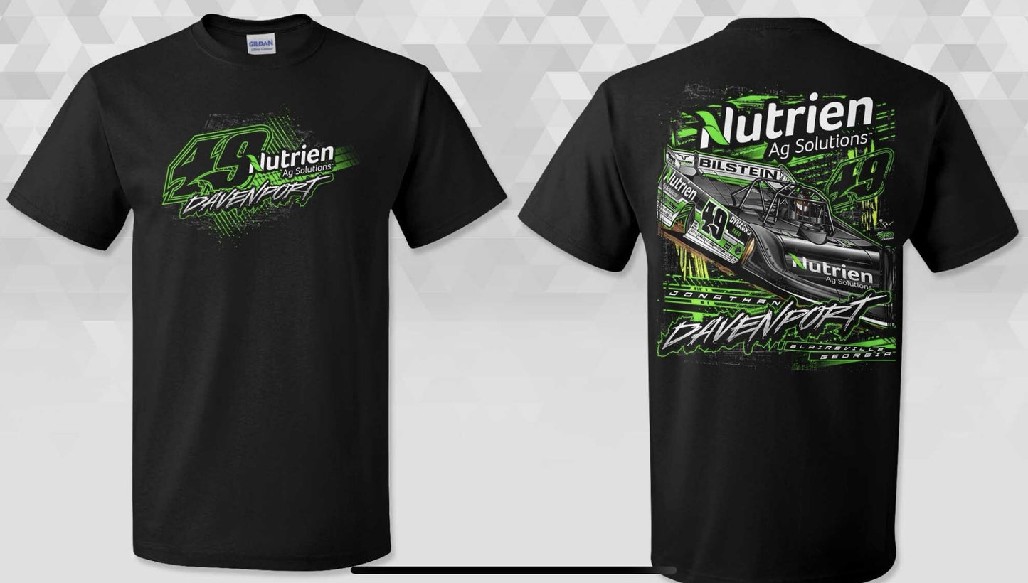 T2526B - Black "Nutrien Topless 100" Short Sleeve Tee