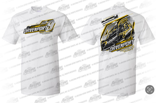 T2533W - White "Forty Nine Gold" Short Sleeve Tee