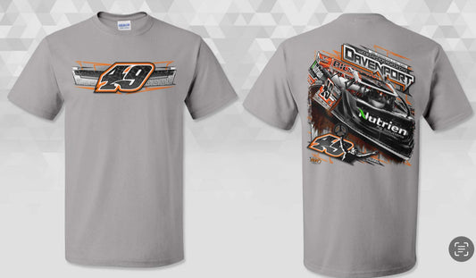 T2543GG - Gravel Gray "Davenport Dome" Short Sleeve Tee