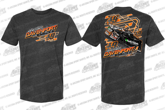 T2545BH - Black Heather "Davenport Dynamic" Short Sleeve Tee