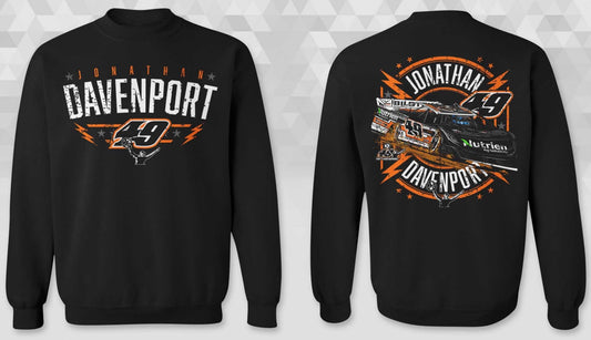 CN2507B - Black "Ride the Lightning" Crewneck Sweatshirt