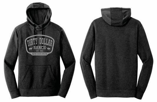 HS2514BH - Black Heather "DDR Est. 2021" New Era Hooded Sweatshirt