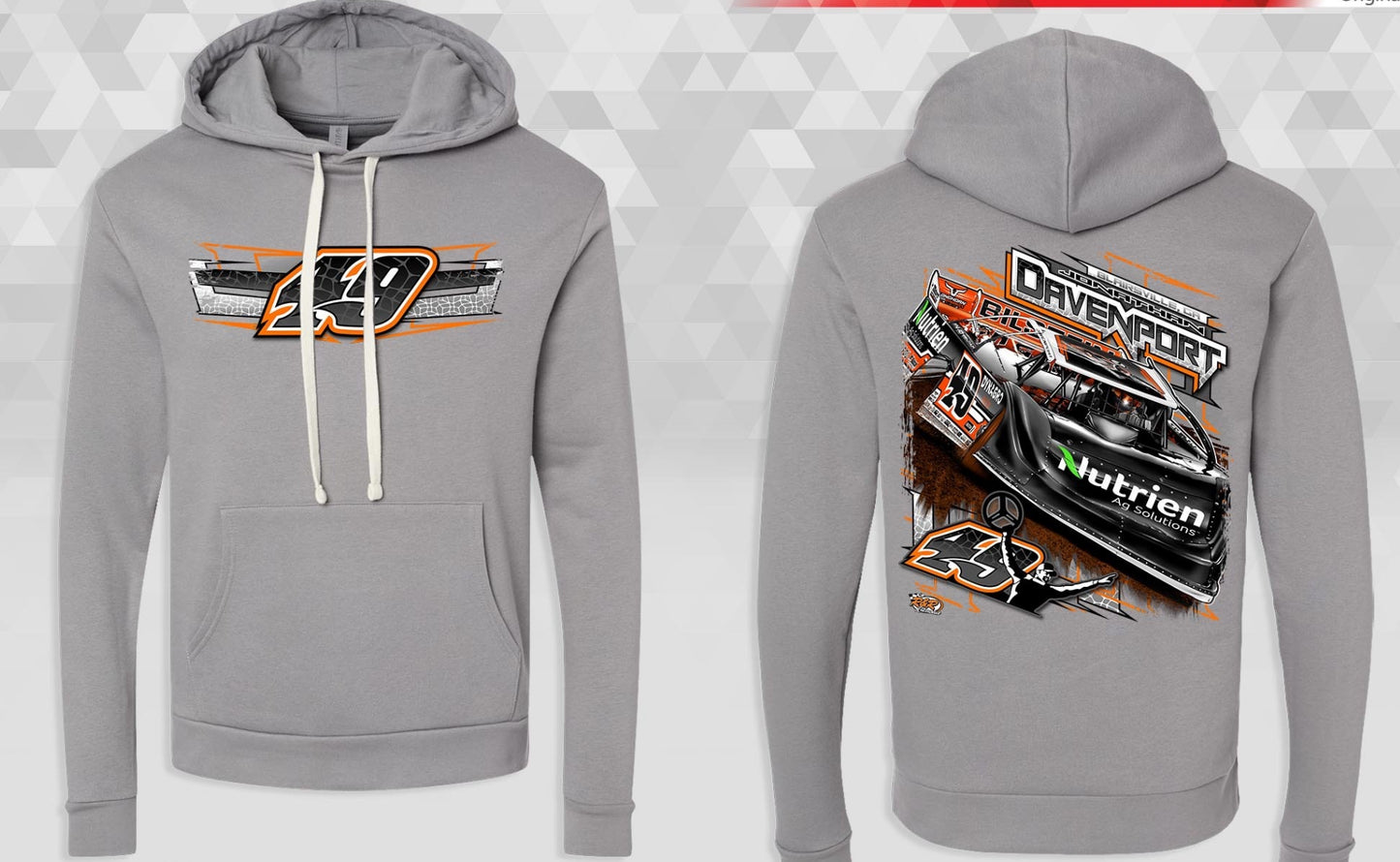 HS2518LG - Light Gray "Davenport Dome" Hooded Sweatshirt