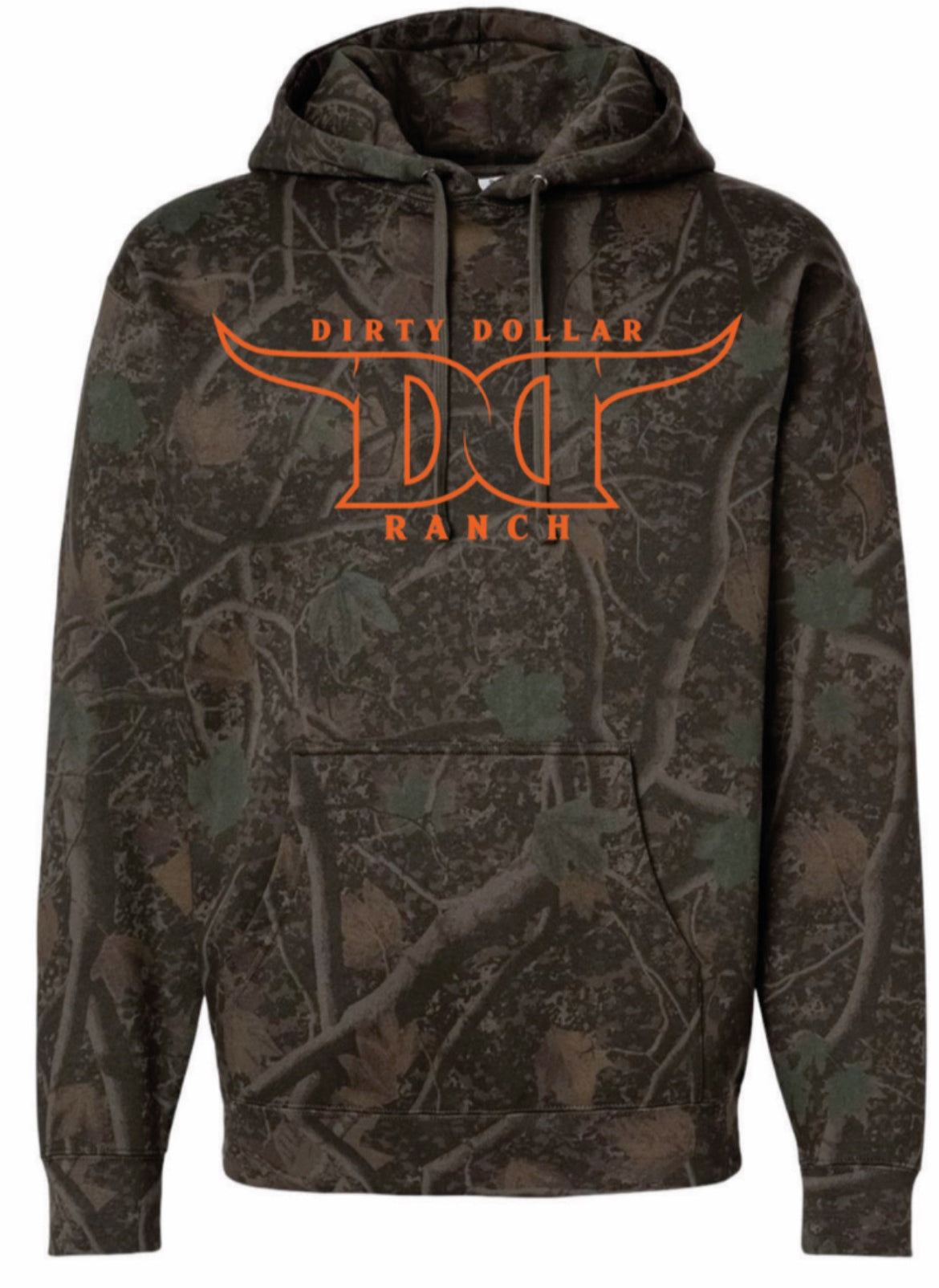 HS2609DTC - Darkwood Tree Camo "Dirty Dollar Ranch" Hooded Sweatshirt