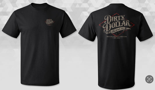 T2611BH - Black Heather "Vintage Diamond" Next Level Tri-Blend Short Sleeve Tee