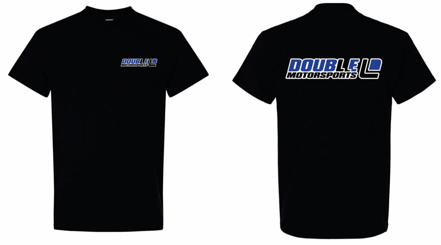 T2505B - Black "Double L Motorsports Logo" Short Sleeve Tee