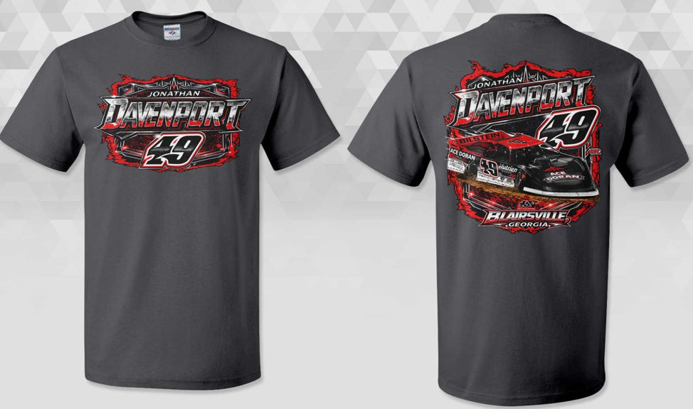 T2605CG - Charcoal Gray "Davenport Steel" Short Sleeve Tee