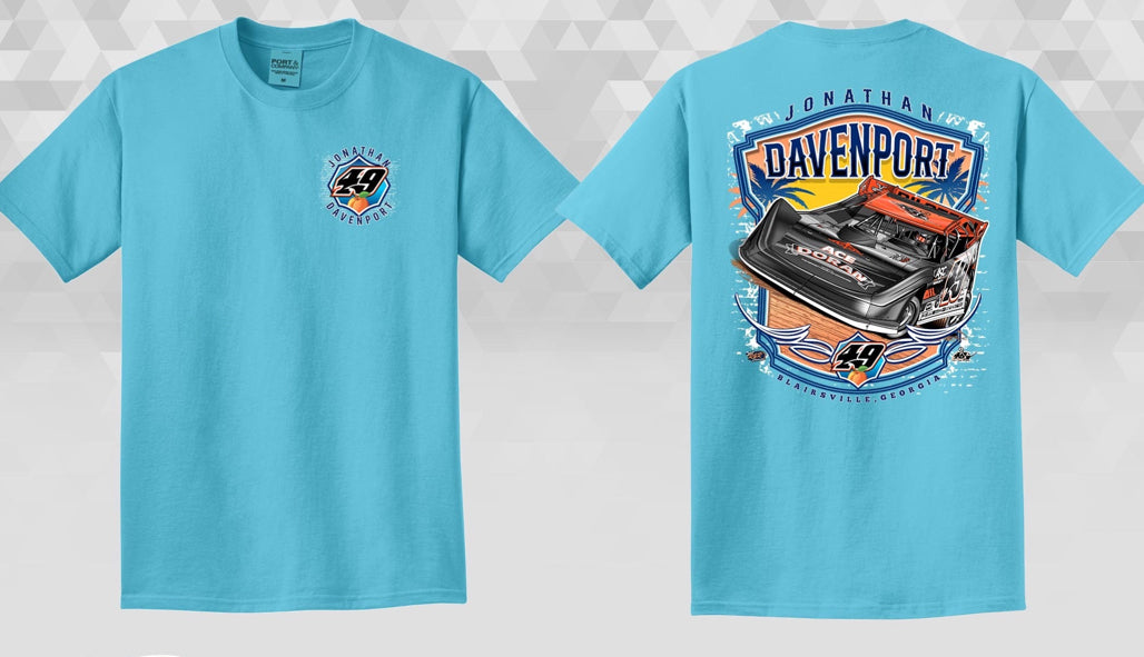 T2606TWBL - Tidal Wave Blue "Florida Georgia Line" Short Sleeve Tee